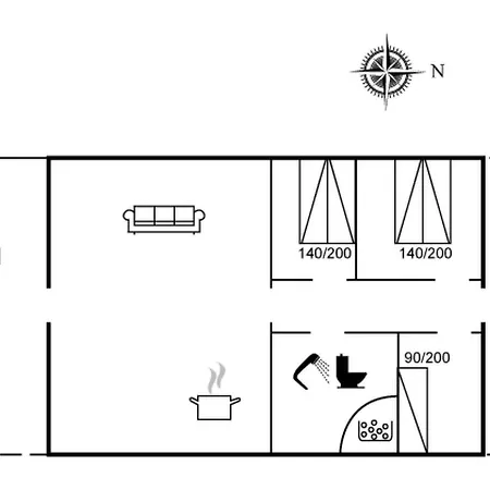 Sanelma - 900m From The Sea By Interhome Vejers Strand